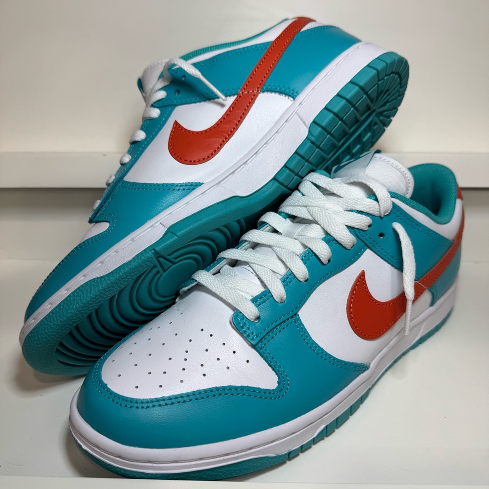Nike Dunk Low Retro “Miami Dolphins” DV0833-102 Brand New Mens 10.5